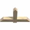 Ekena Millwork Eugene Rough Sawn Timber Gable Bracket, Douglas Fir, 48"W x 26"H x 6"D x 6"F, 13/12 Pitch GBW048X26X0606EUG00RDF - alternate 2